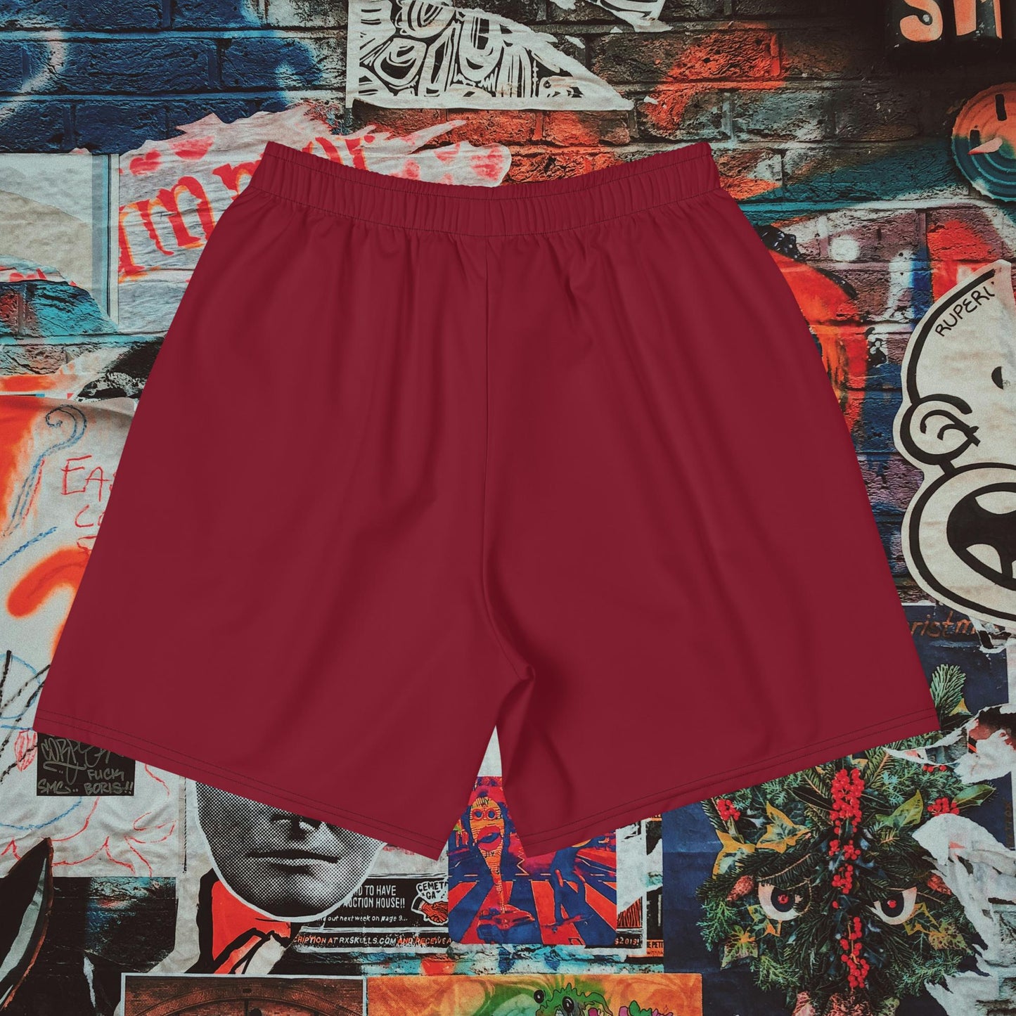 Burgundy Gyms Shorts