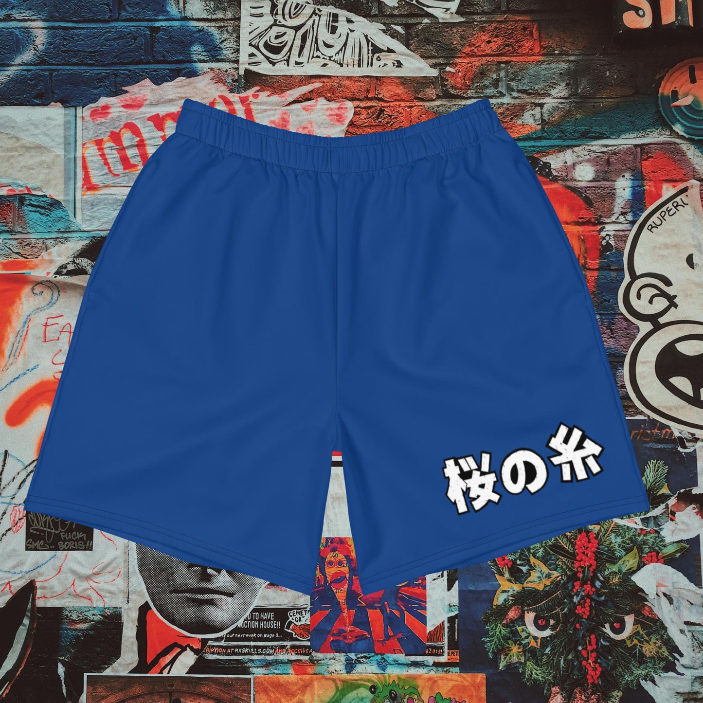 blue gym shorts