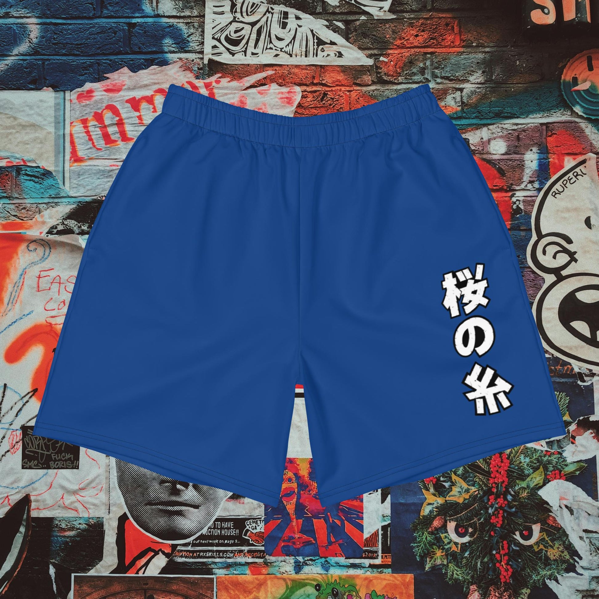 blue gym shorts