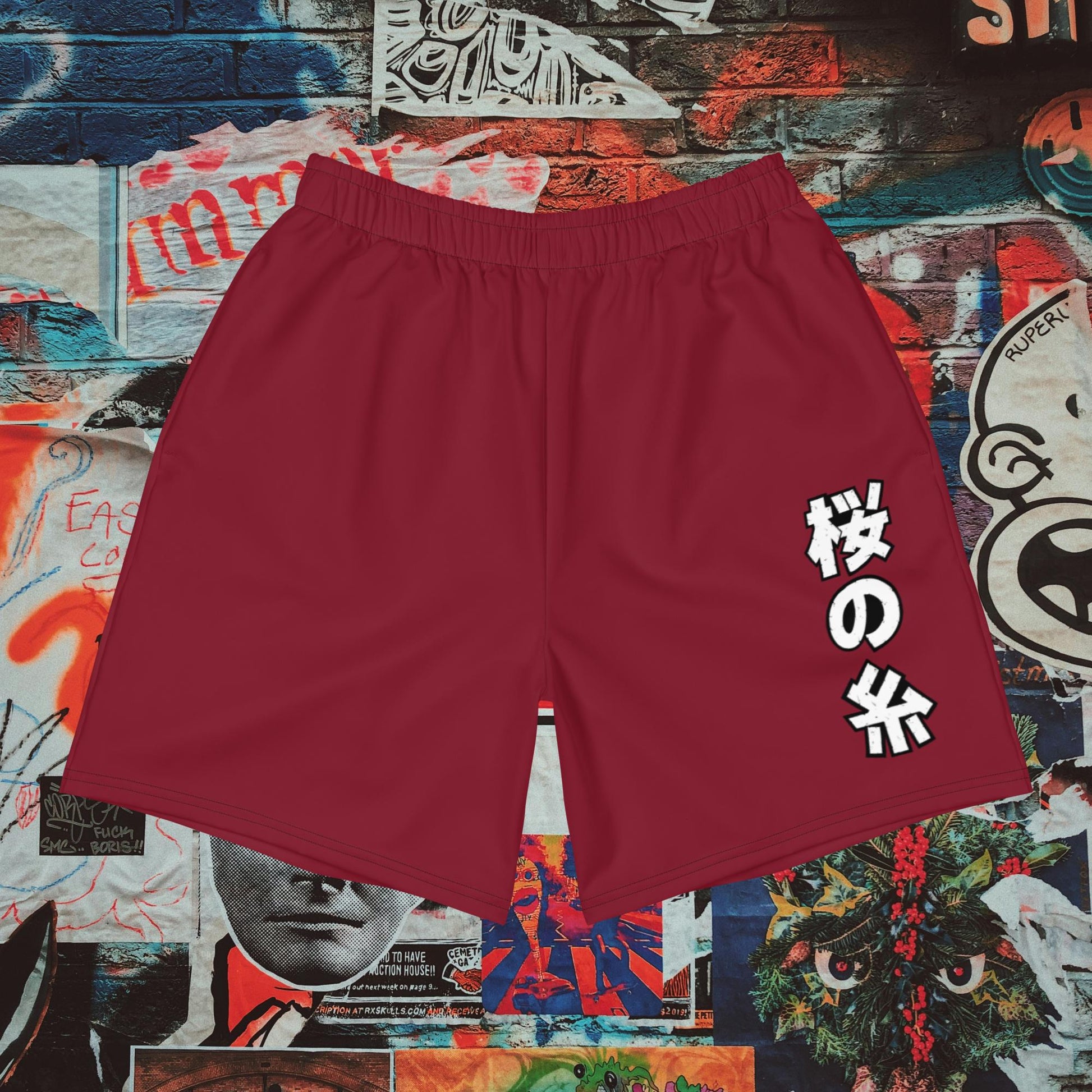 burgundy gym shorts