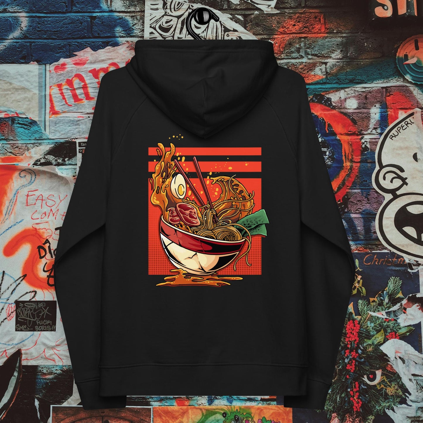 ramen bowl premium hoodie