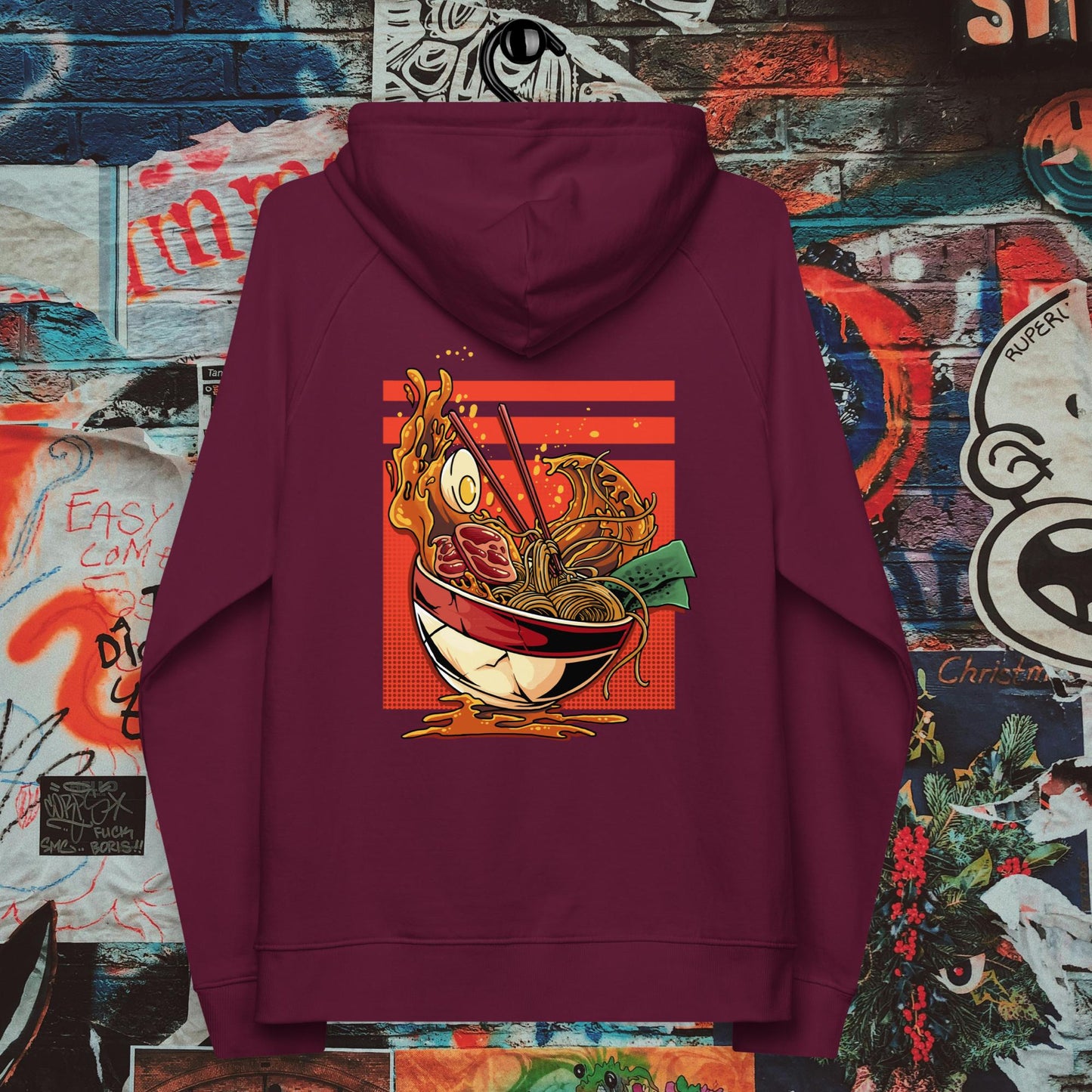 ramen bowl premium hoodie