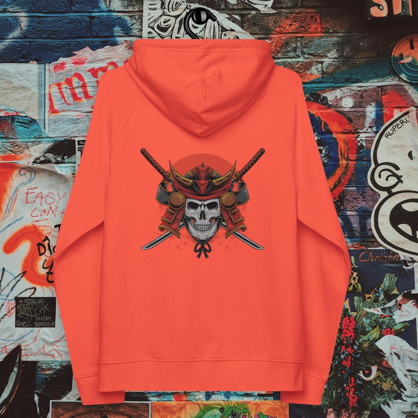 dual katana samurai premium hoodie