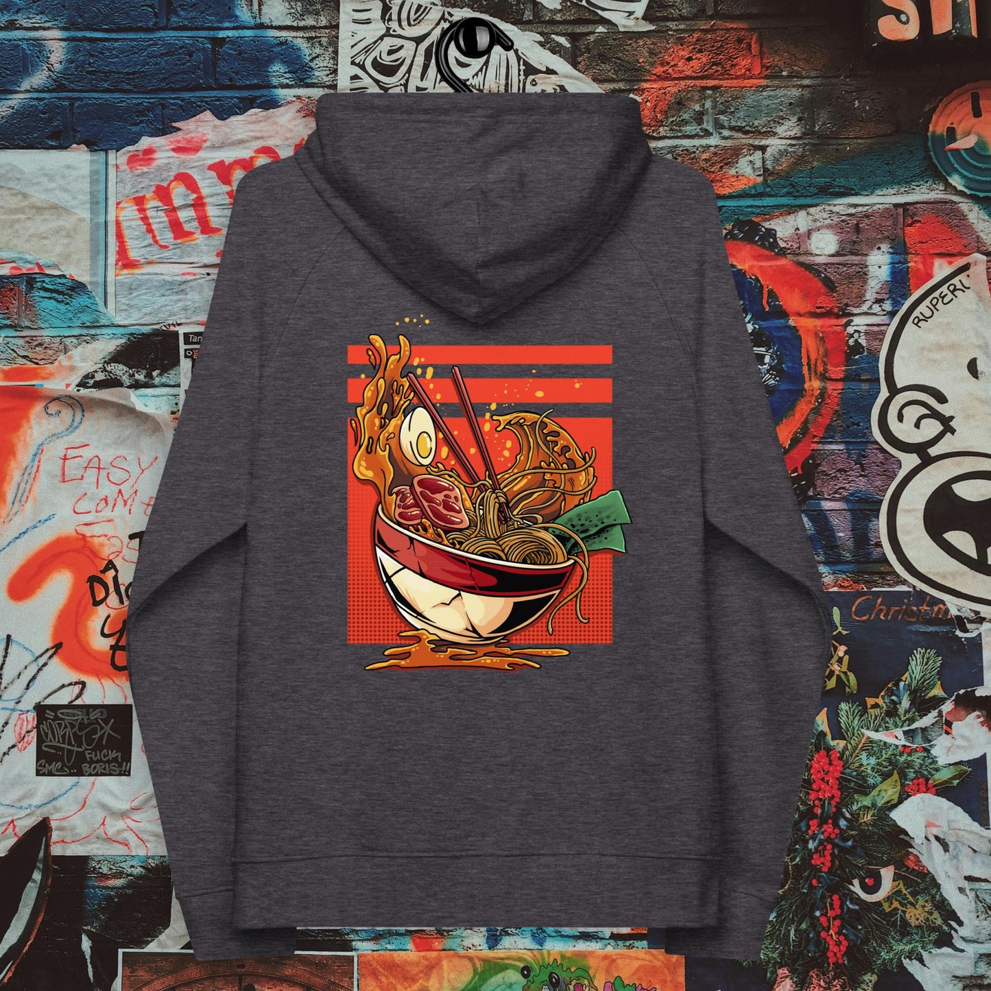 ramen bowl premium hoodie