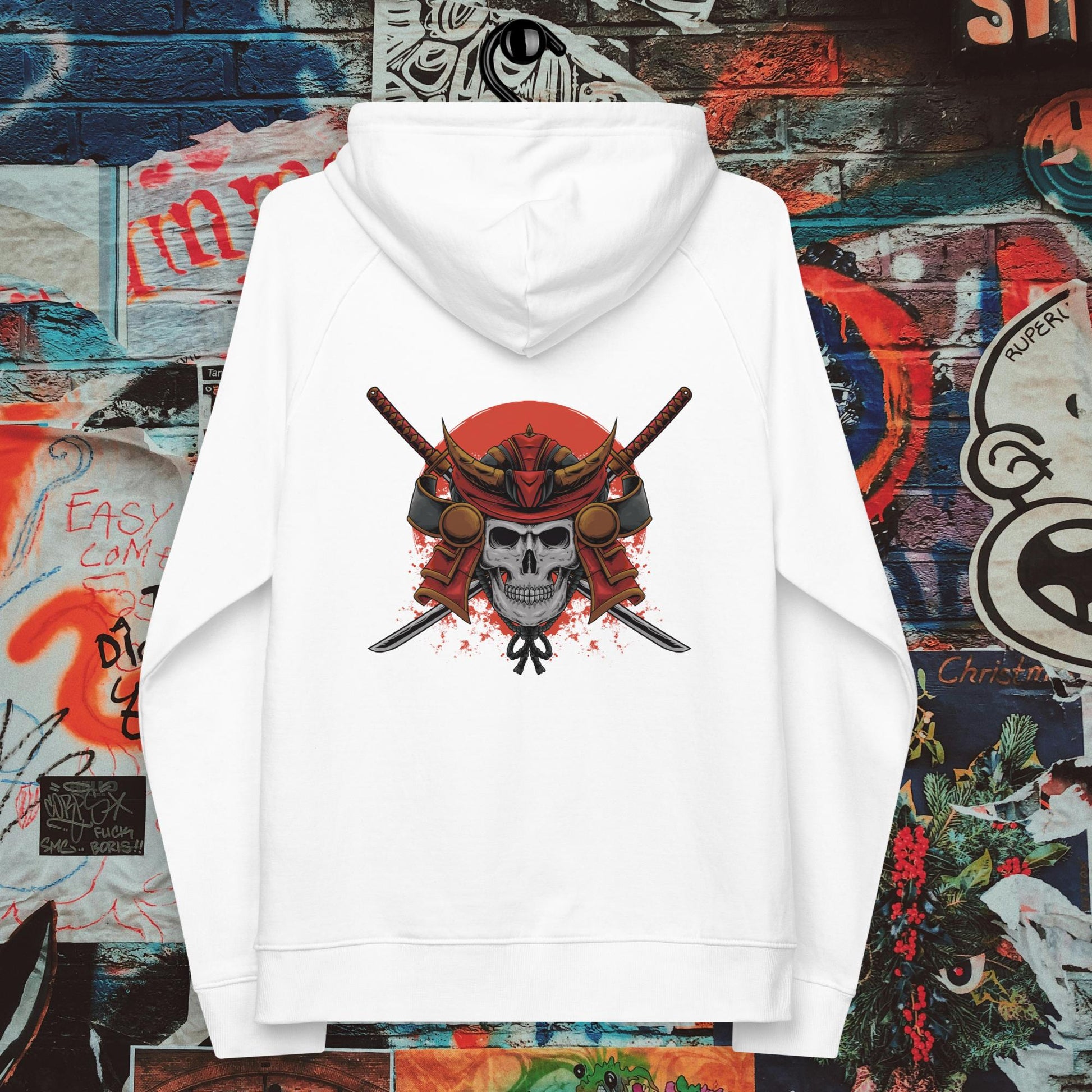 dual katana samurai premium hoodie