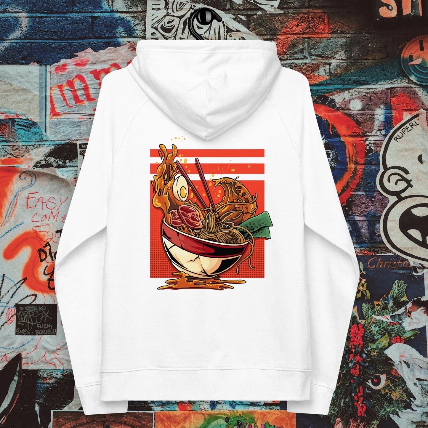 ramen bowl premium hoodie