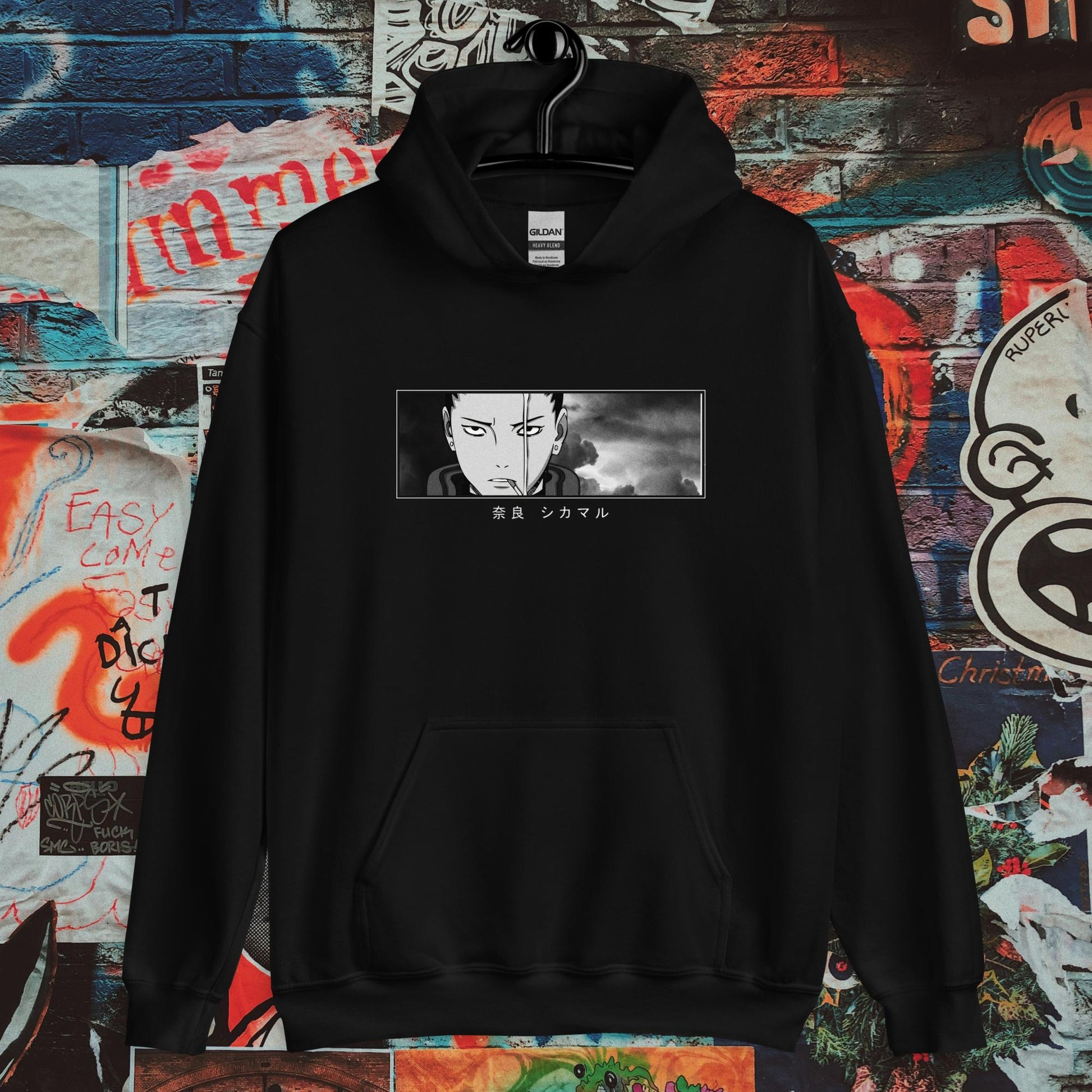 shikamaru banner hoodie