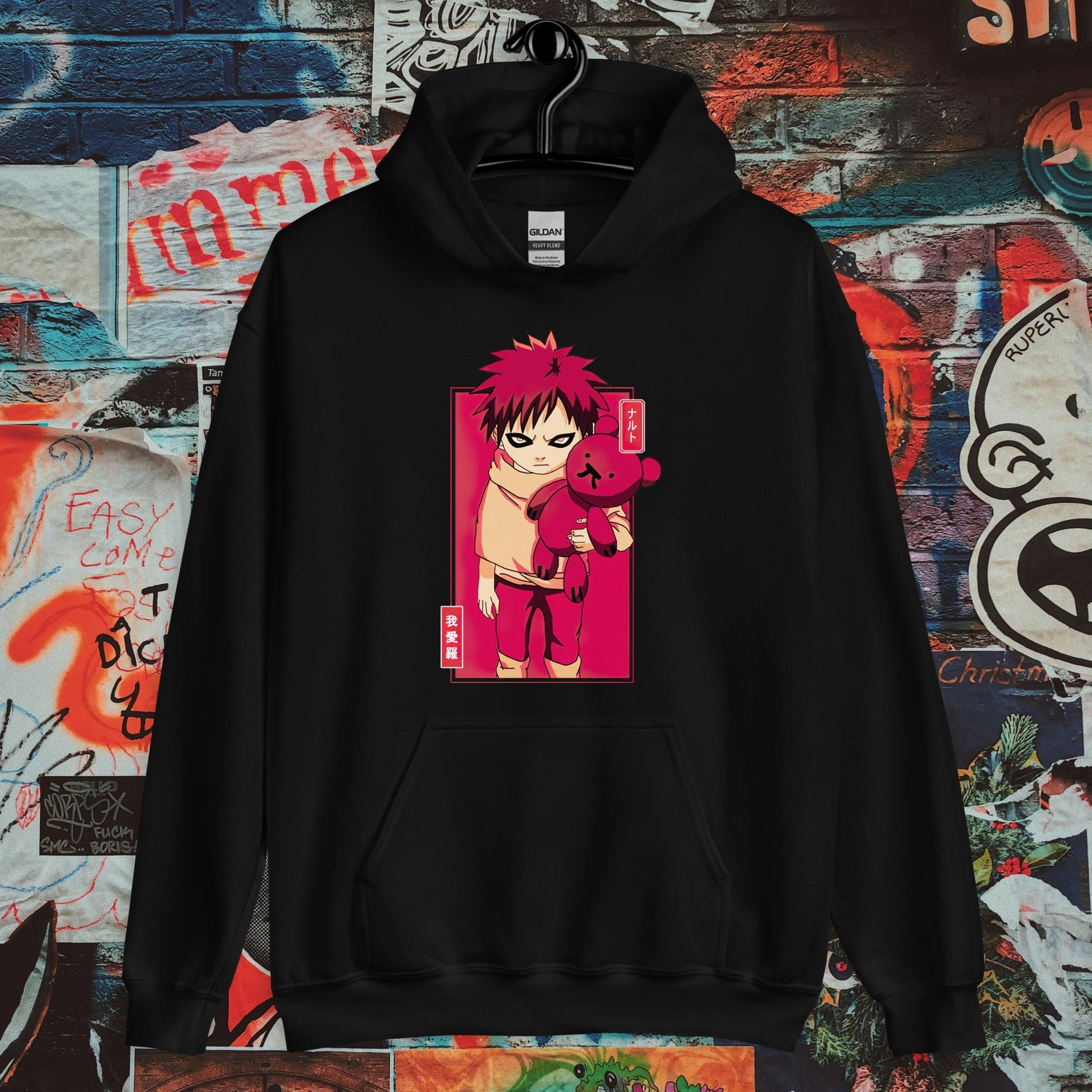 gaara bear hoodie