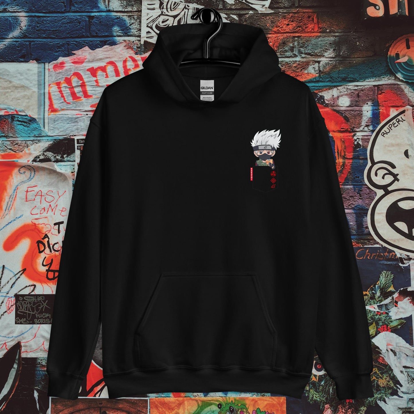 pocket kakashi hoodie