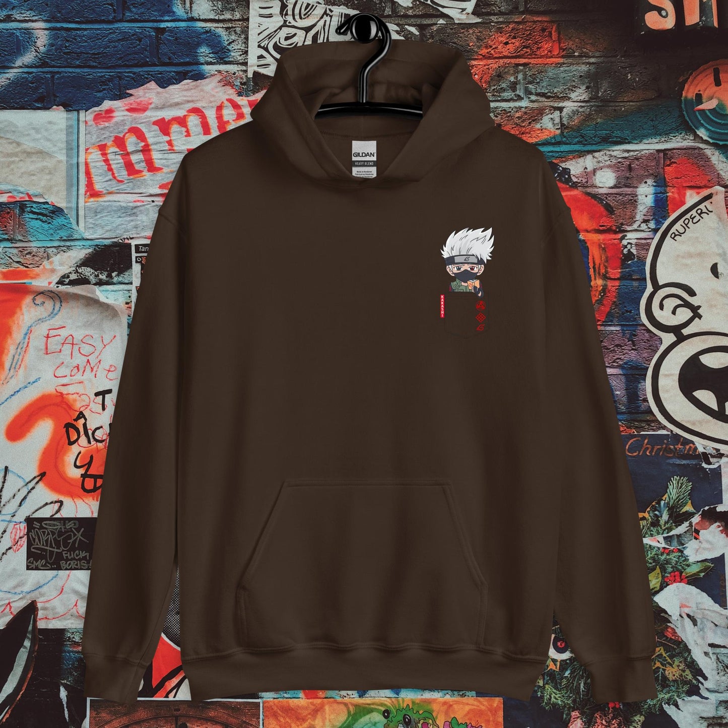 pocket kakashi hoodie