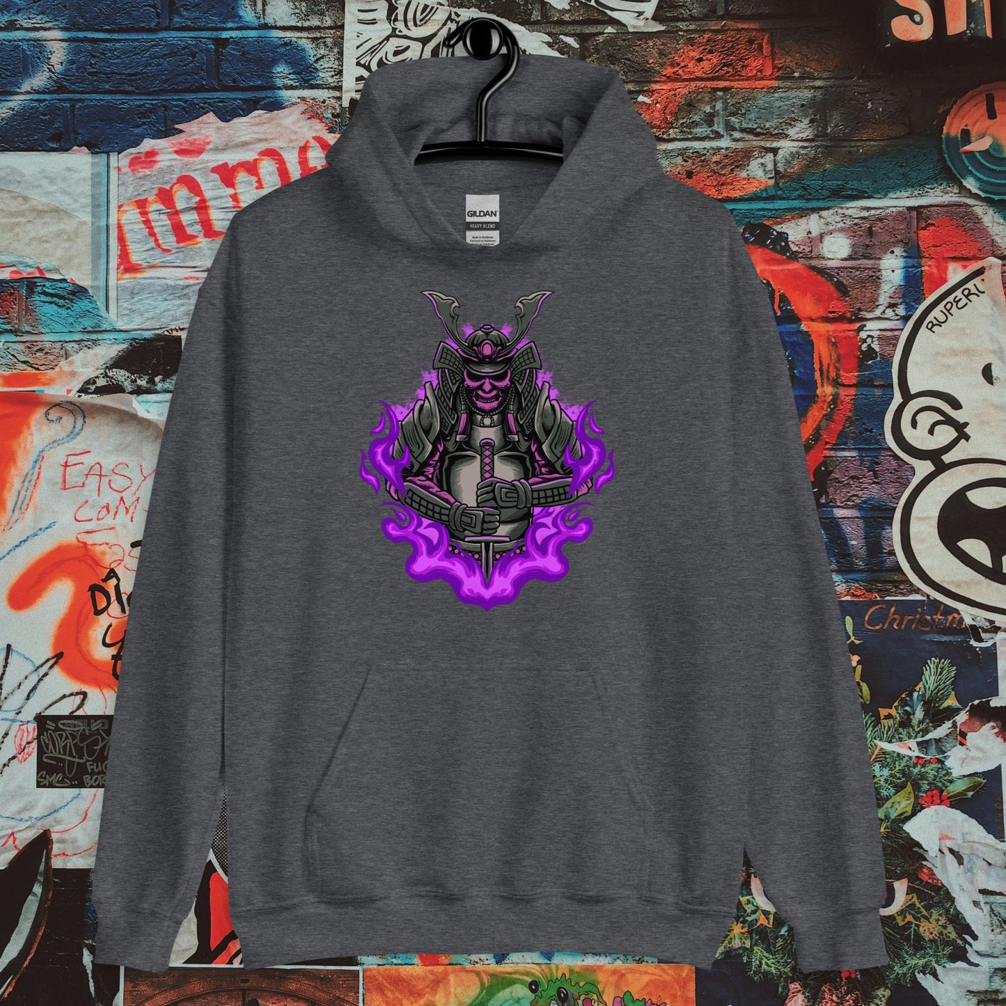 purple mist samurai hoodie