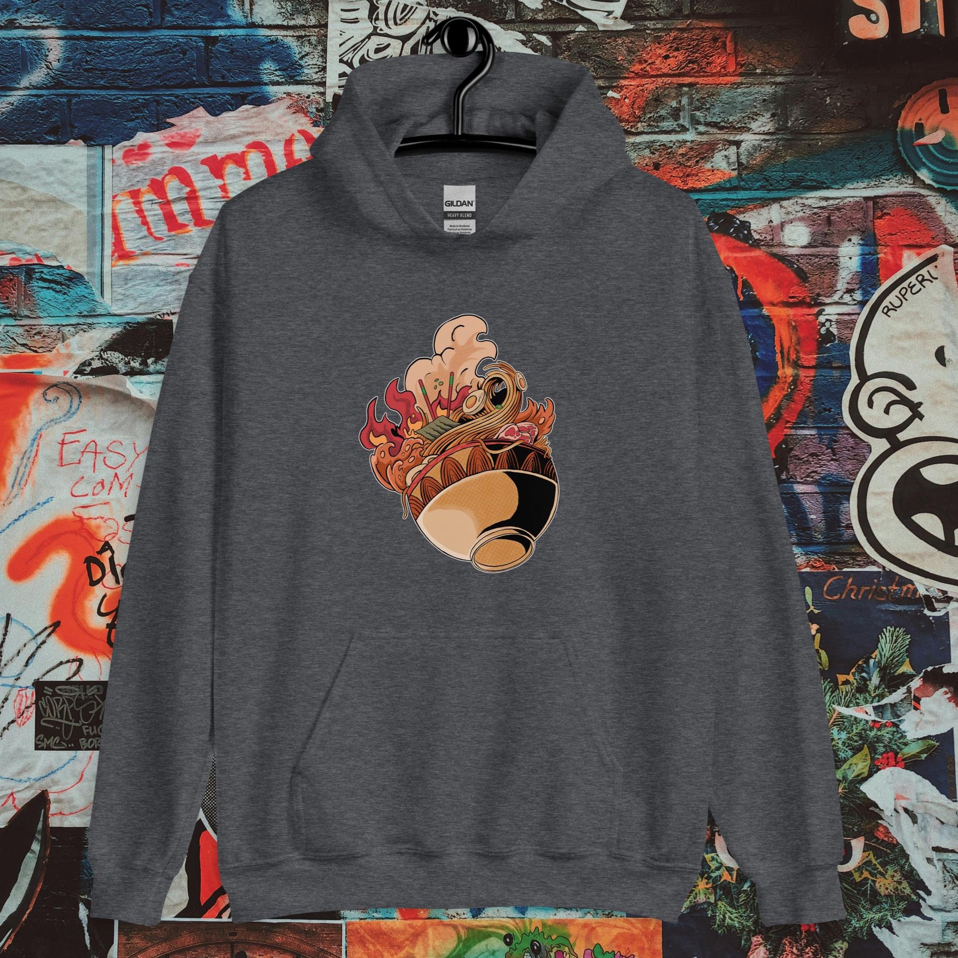 steaming ramen bowl hoodie