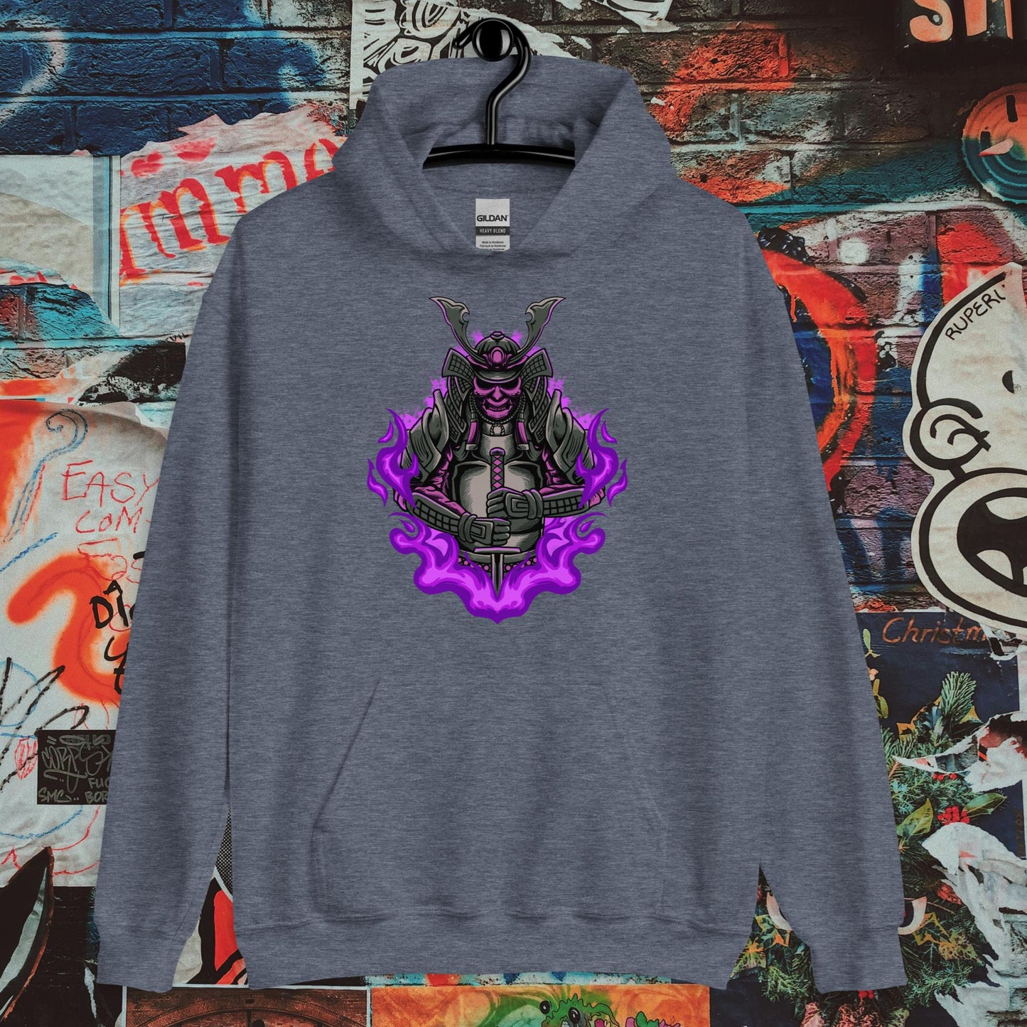 purple mist samurai hoodie