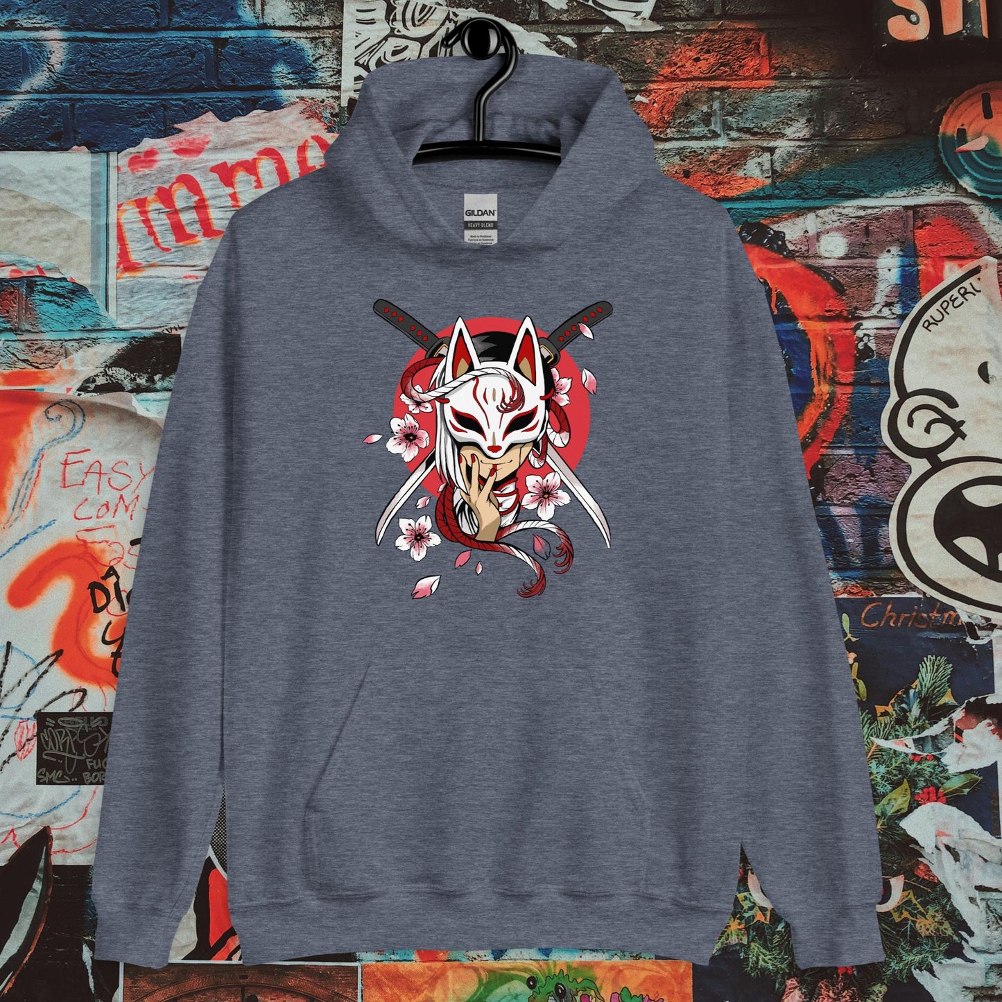 masked girl hoodie