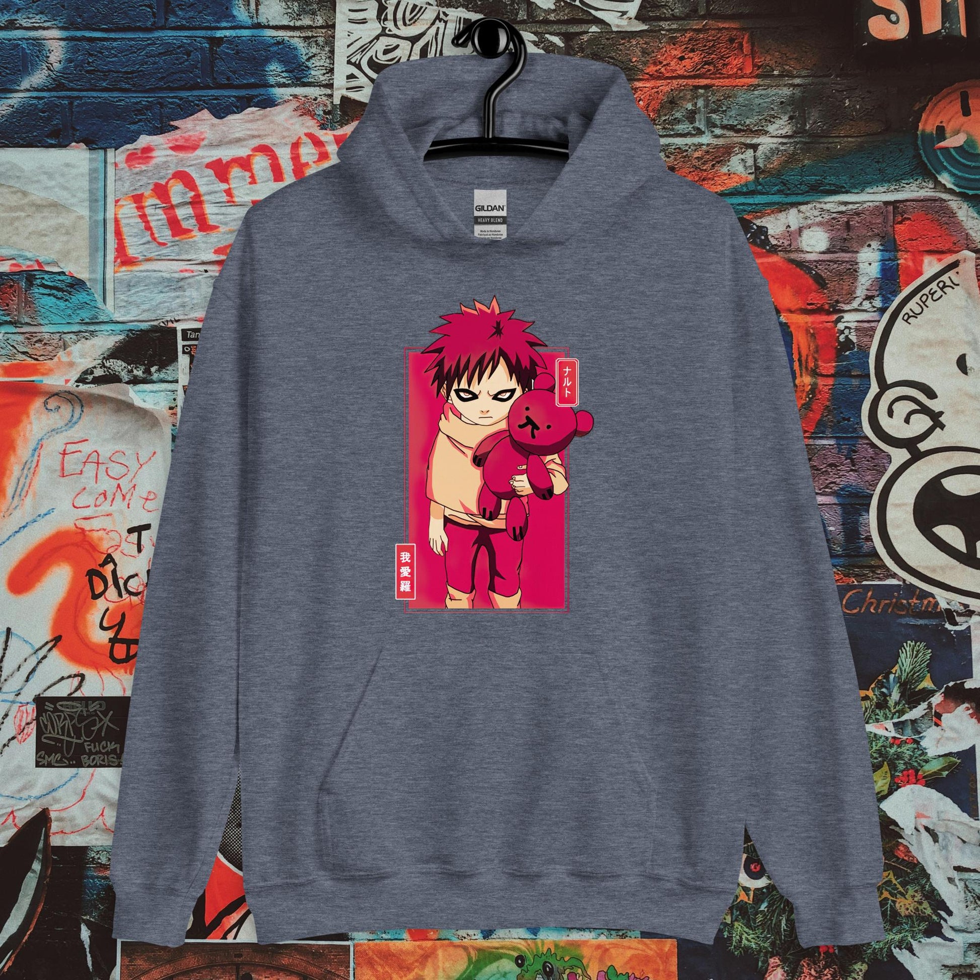 gaara bear hoodie