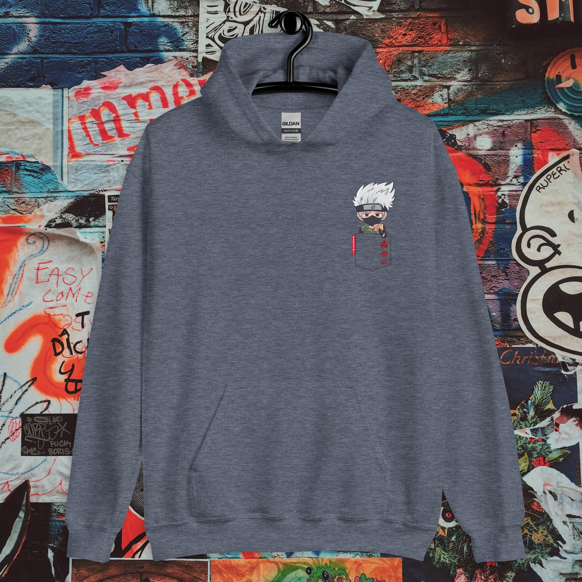 pocket kakashi hoodie