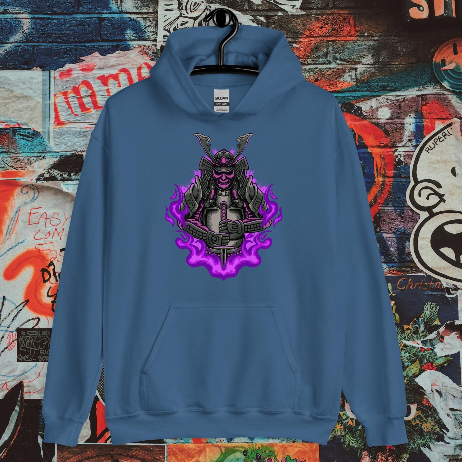 purple mist samurai hoodie