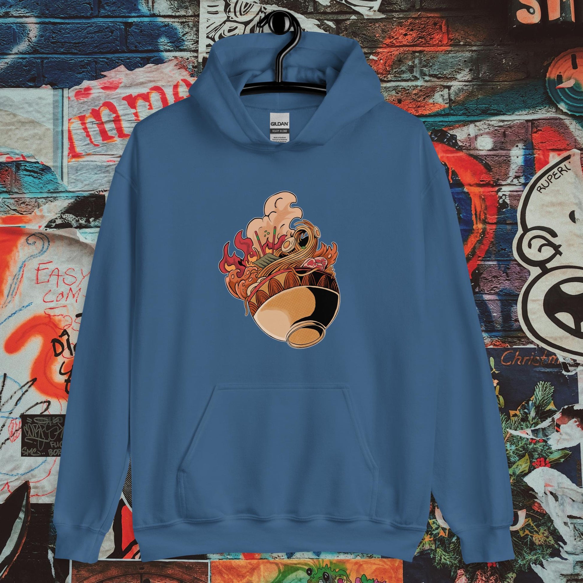 steaming ramen bowl hoodie