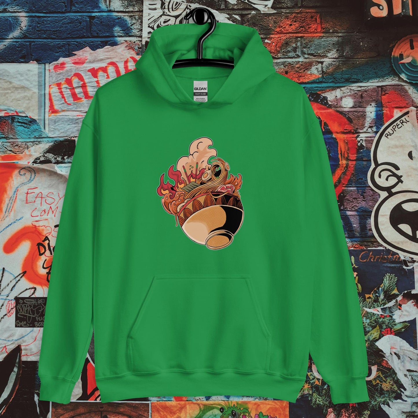 steaming ramen bowl hoodie