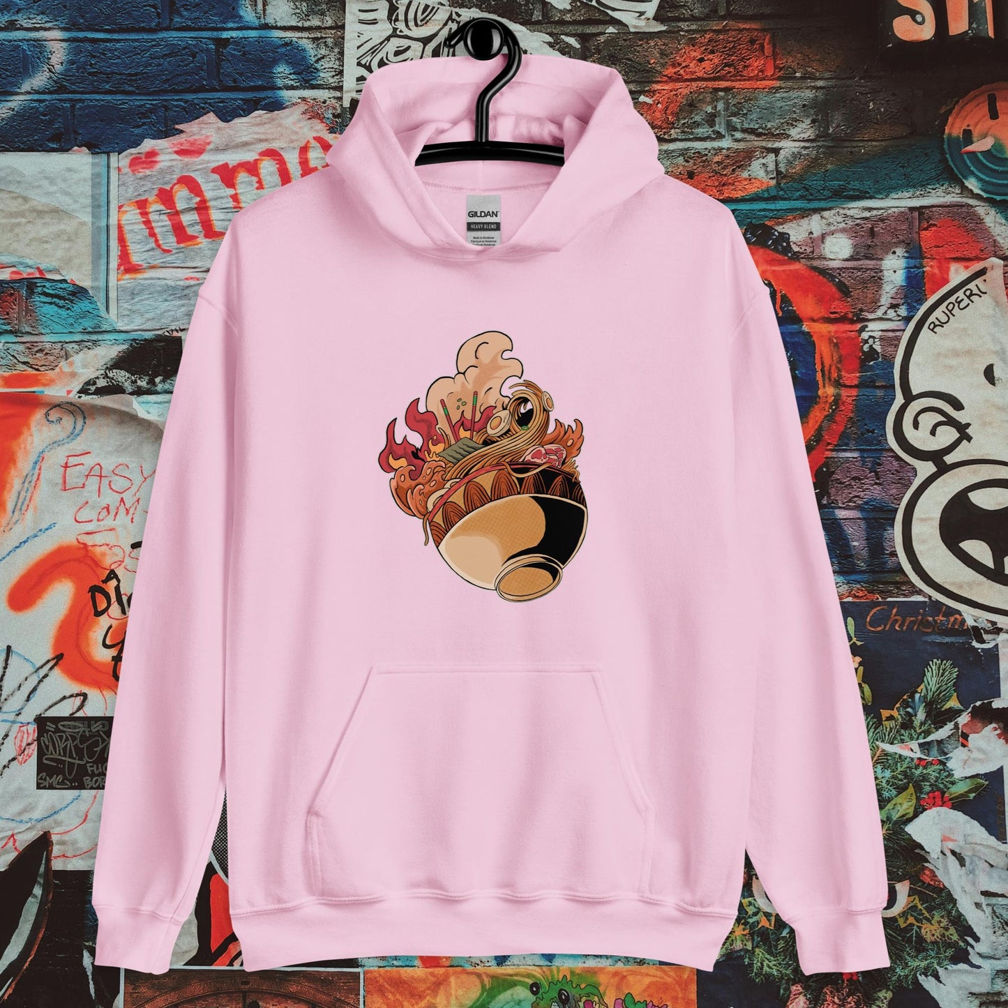 steaming ramen bowl hoodie