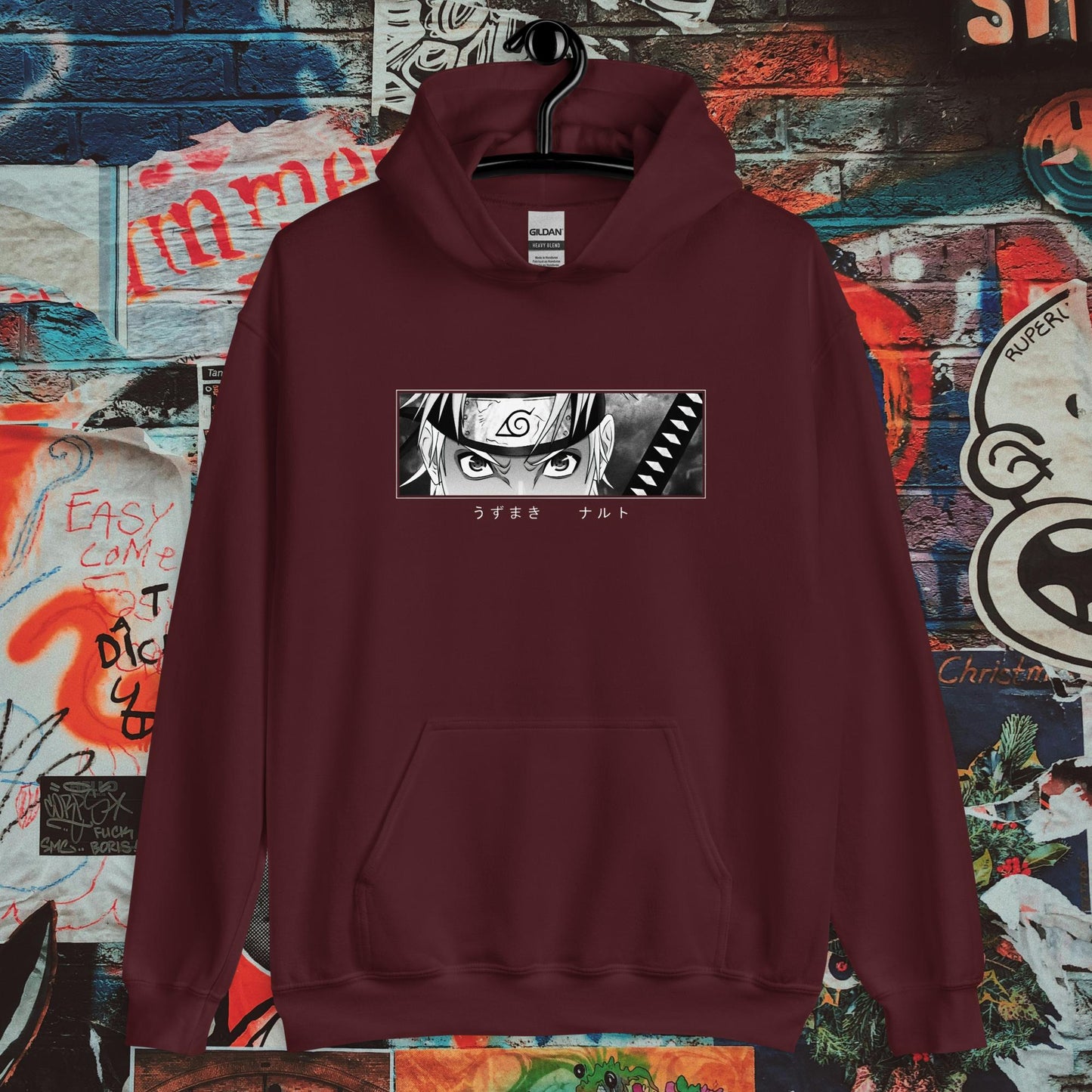 naruto banner hoodie