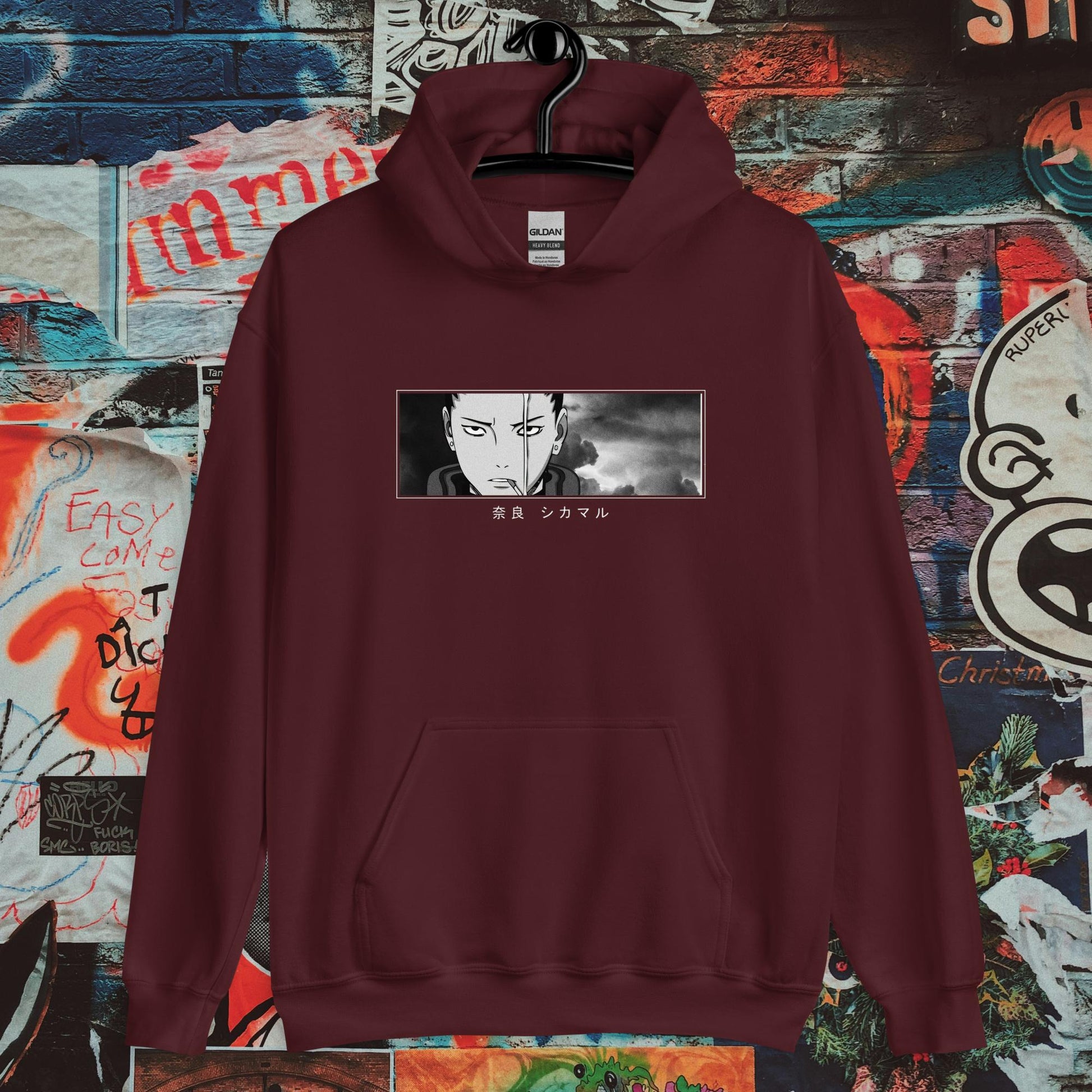 shikamaru banner hoodie