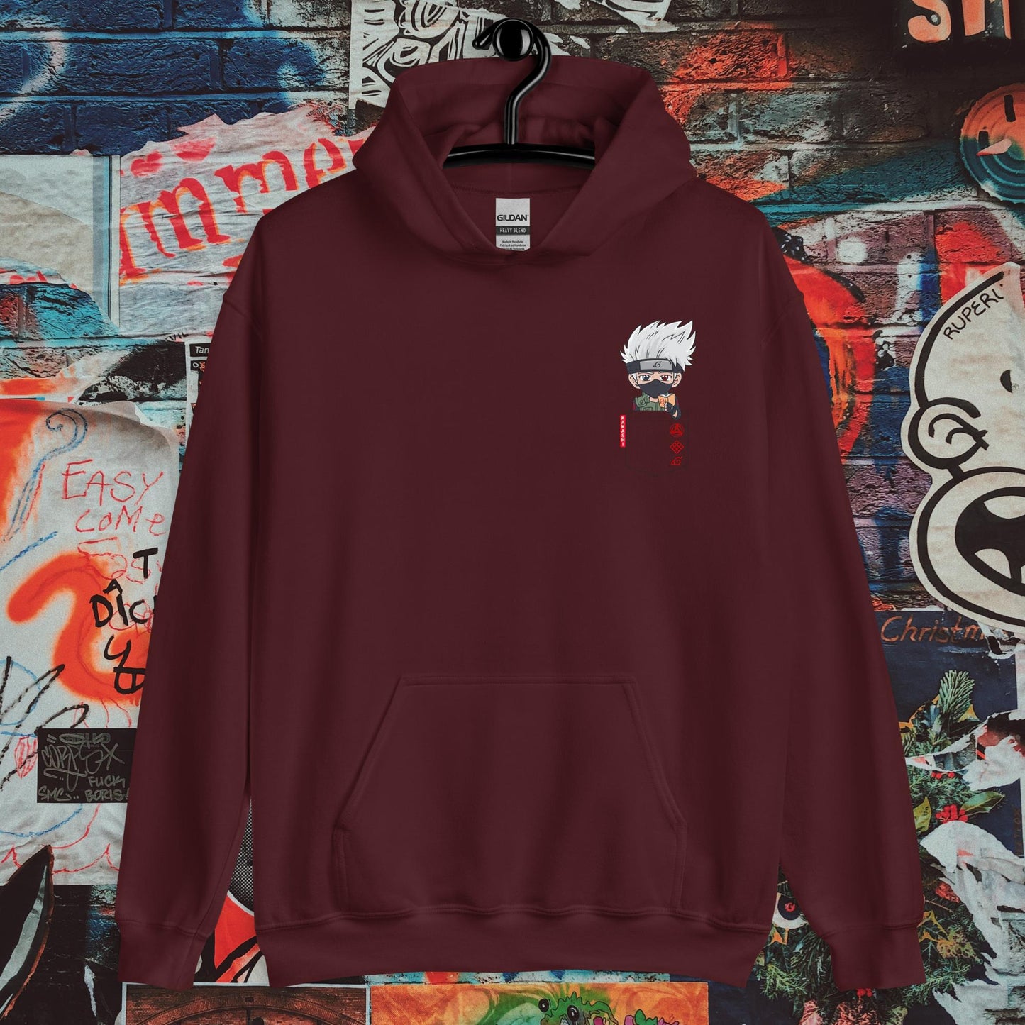 pocket kakashi hoodie