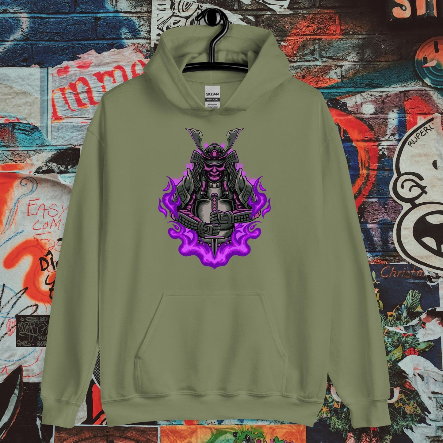 purple mist samurai hoodie