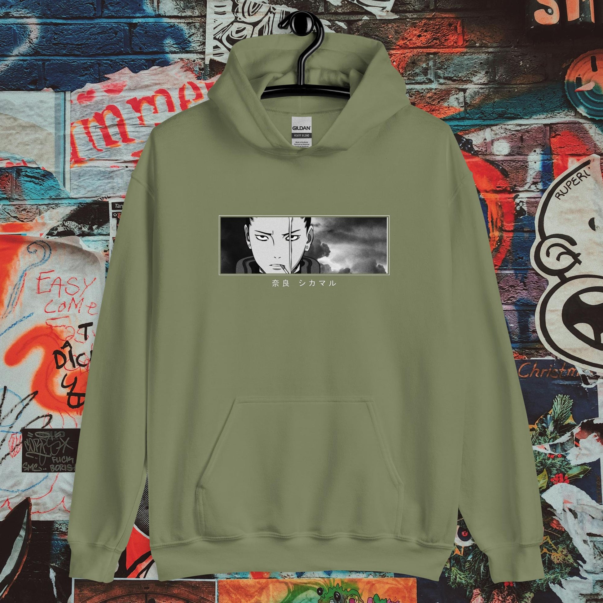 shikamaru banner hoodie