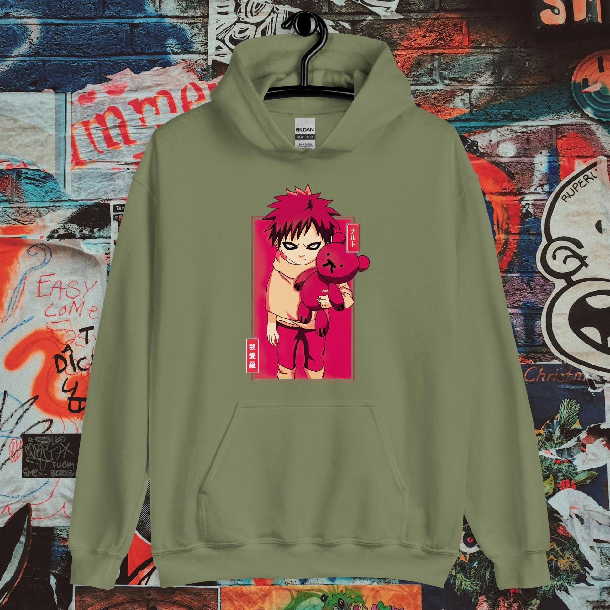 gaara bear hoodie