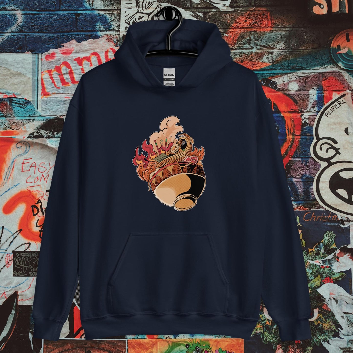 steaming ramen bowl hoodie