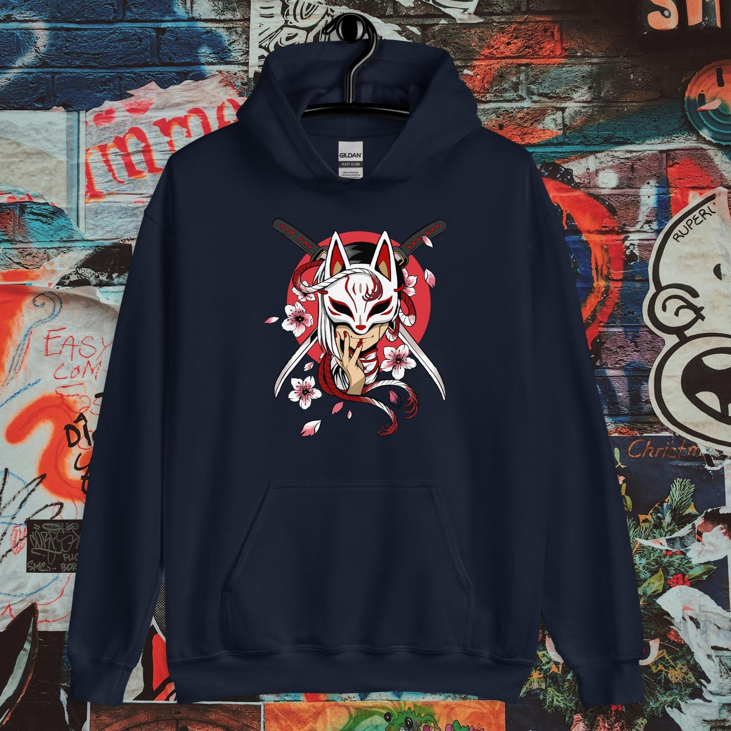 masked girl hoodie