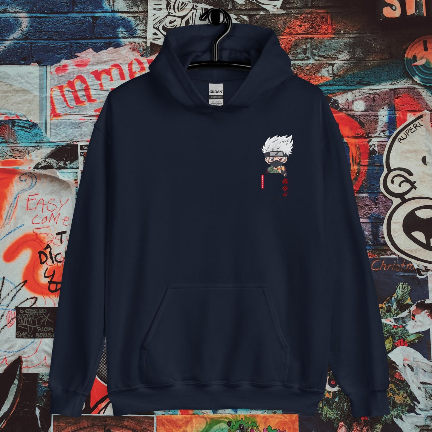 pocket kakashi hoodie