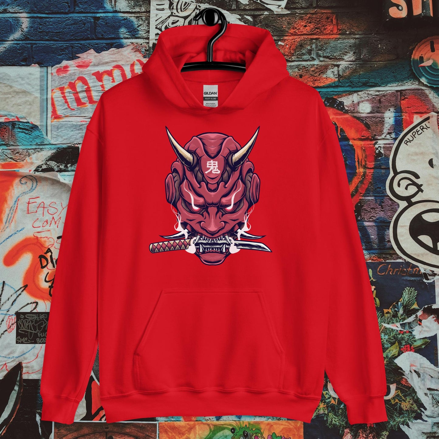 red demon hoodie