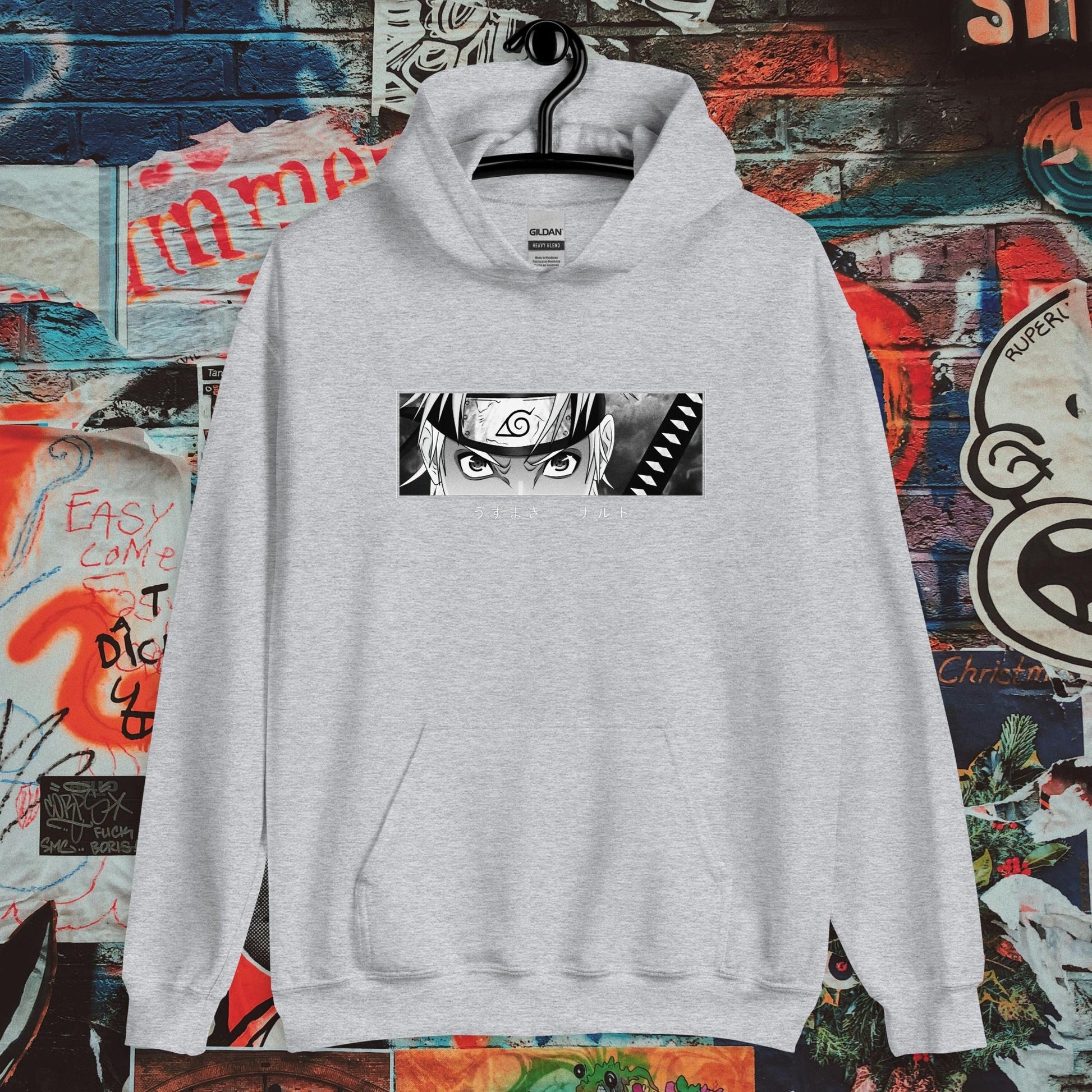 naruto banner hoodie