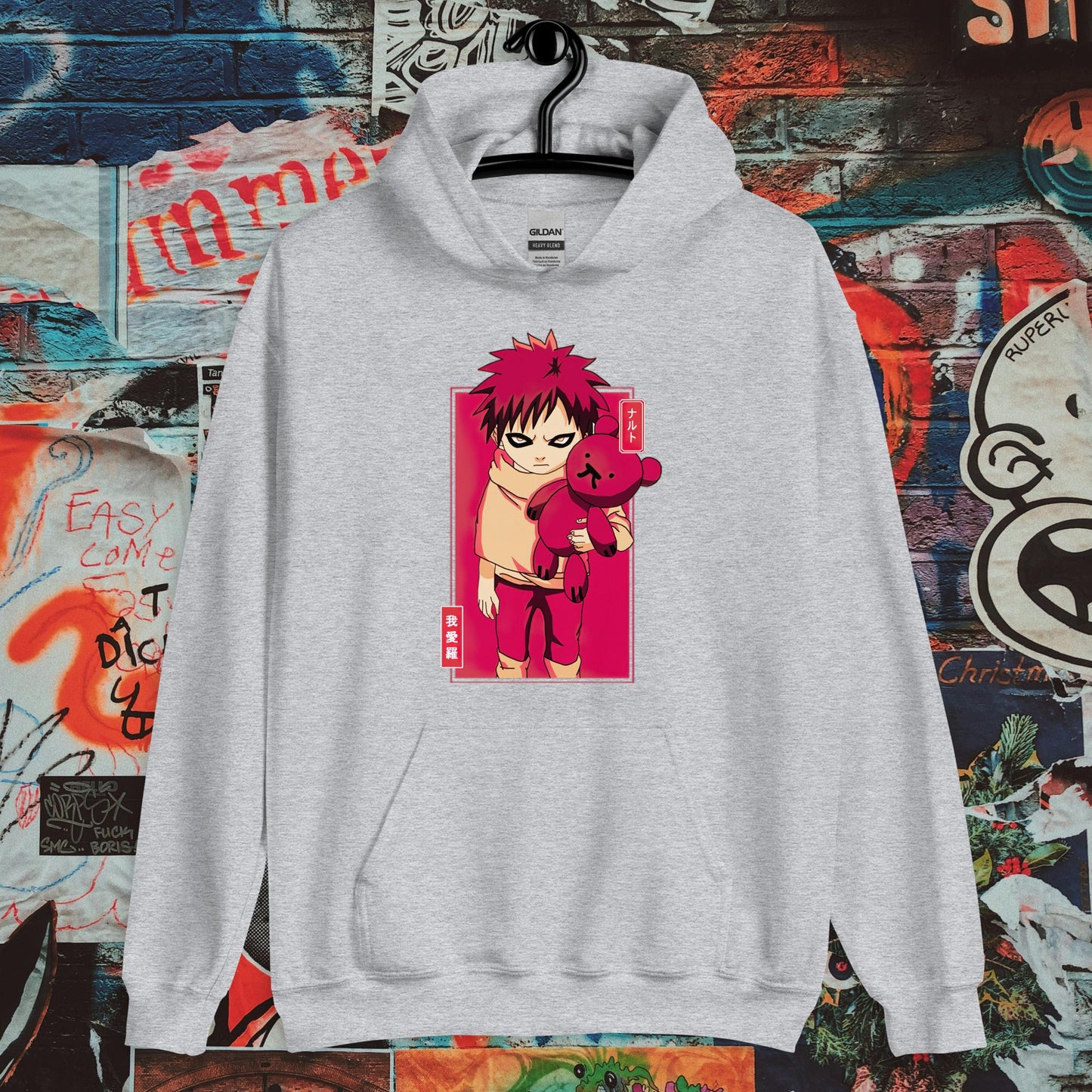 gaara bear hoodie