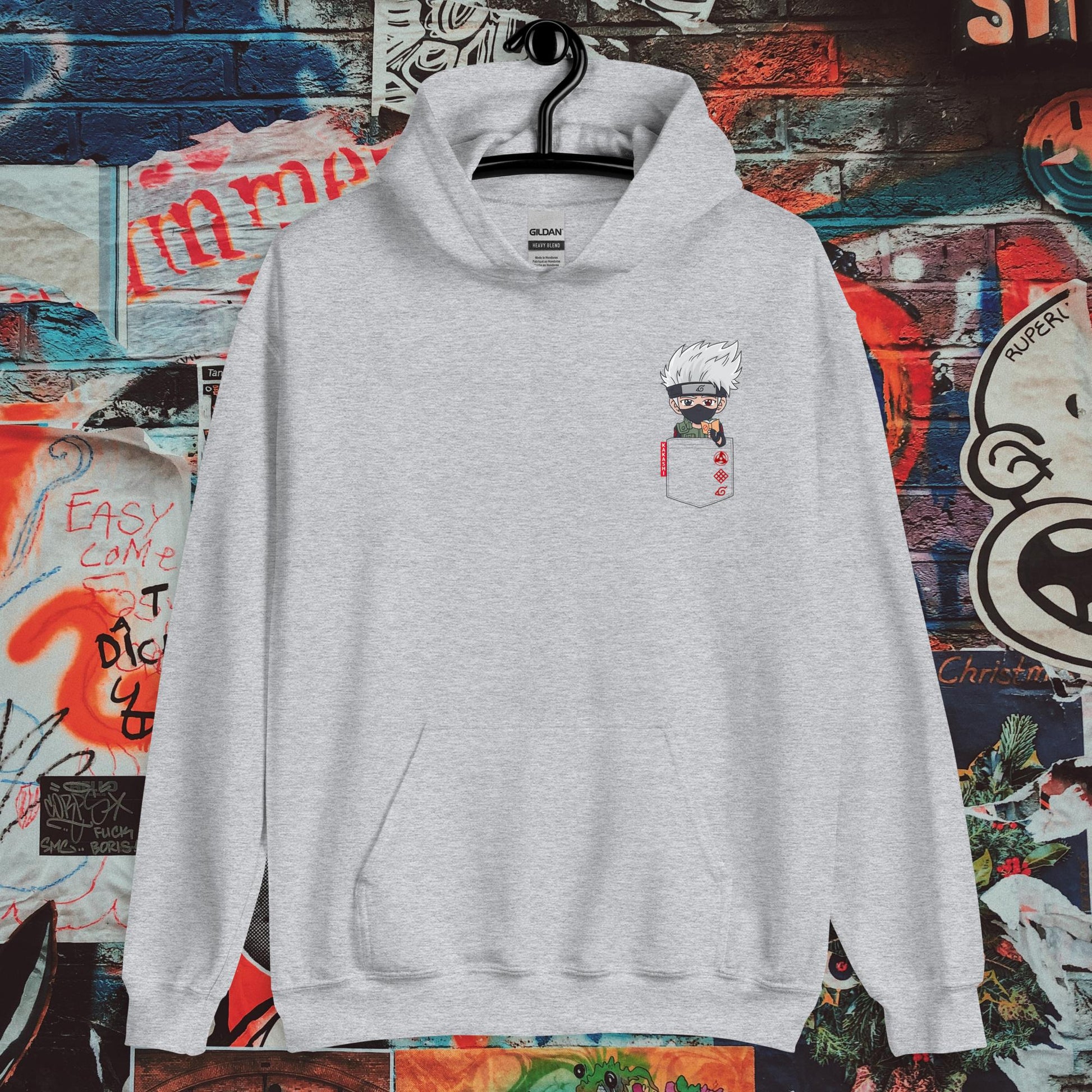 pocket kakashi hoodie