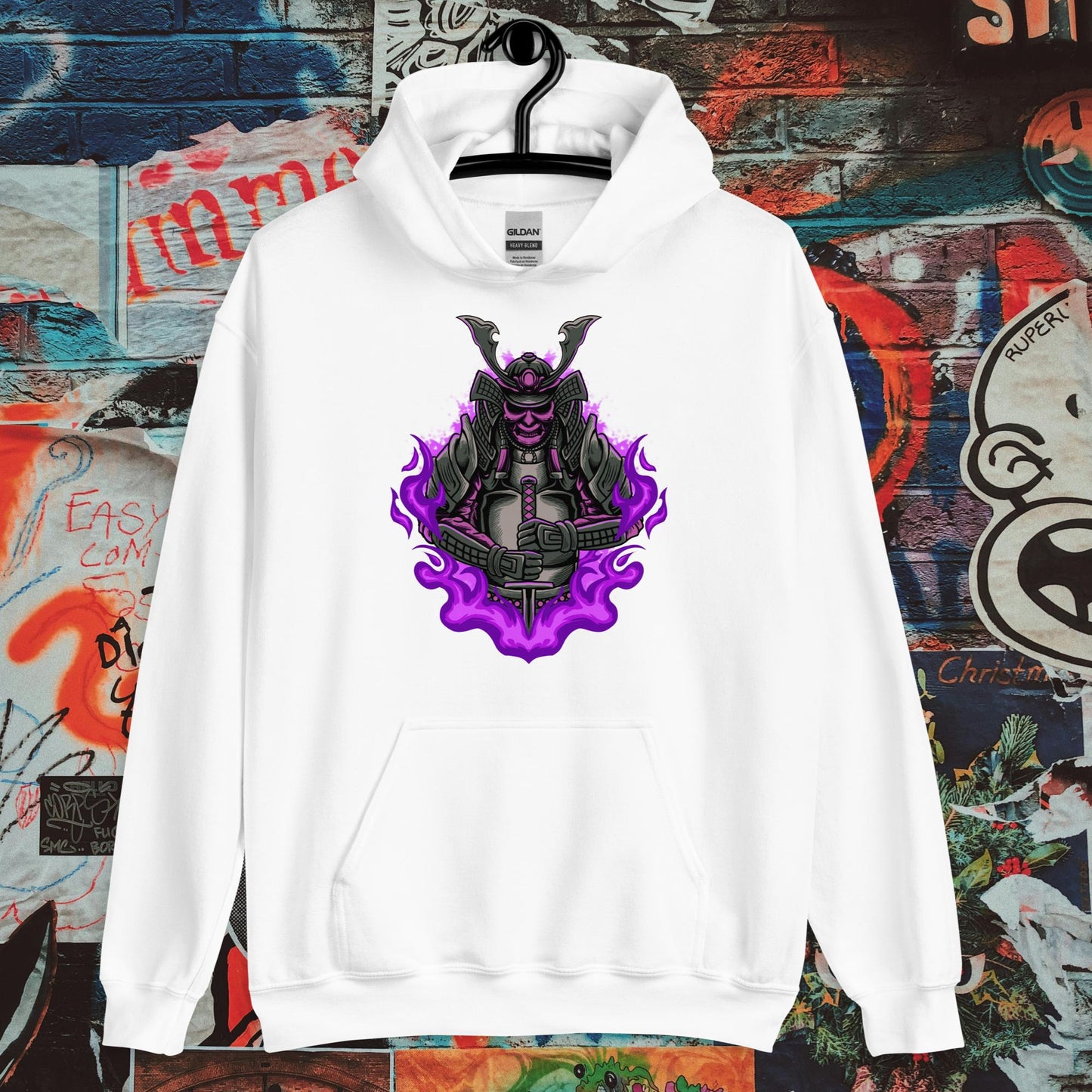 purple mist samurai hoodie