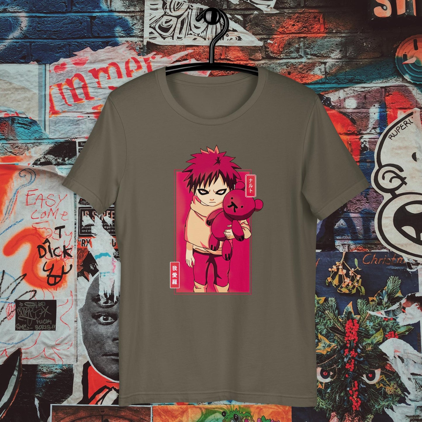 gaara bear t-shirt